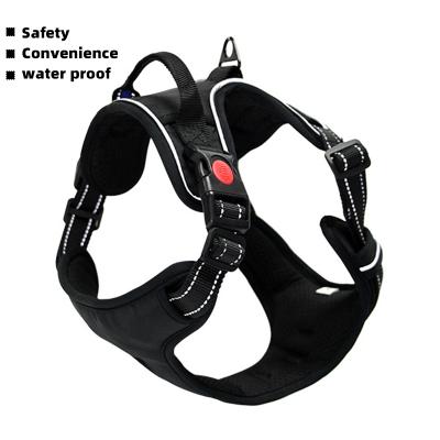 China Personalized Breathable Designer Vest Shape Mesh Dog Harness Personalized Dog Harness for sale