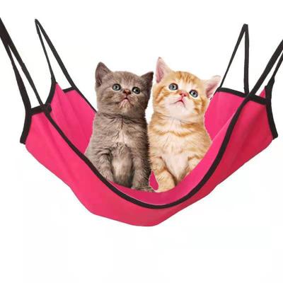 China Soft Travel Double Sided Sleeping Hang Cat Hammock Swing Bed For Small Pets for sale