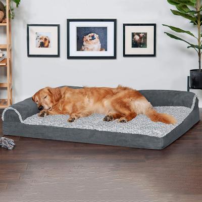 China Removable and Washable Pet Mat Mat Dog Bed Cave Dog Memory Foam Travel Beds for sale