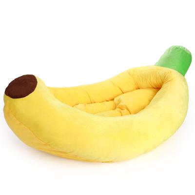 China Latest Hot Travel Design Ideas And Durable Small Dog Bed Banana Pet Bed Pet Beds Supplies for sale