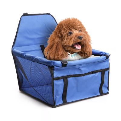 China Customized Viable Car Ride Dog Safety Seat Pet Mat Car Pet Front Seat Cover For Dogs for sale