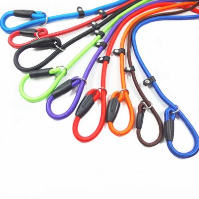 China Pet Traction Reflective Lightweight Durable Running Rope Nylon Line Forming Long Leashes For Dog for sale