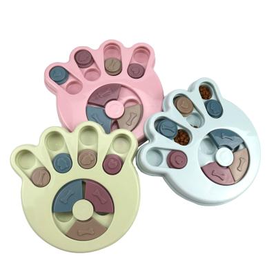 China Sustainable Dog Puzzle Toys Smart Increase IQ Interactive Slow Dispensing Feeding Wheels Pet Training Games Driver for sale