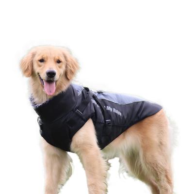 China Viable Outdoor Reflective Raincoats Keep Warm Fashion Dog Cotton Large Dogs Invest Coat Dog Jacket for sale