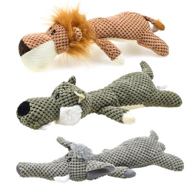 China Viable Wholesale Cloth Animal Squeaking Pineapple Dog Toys Cat Teeth Grinding Vent Training Plush Toy For Pet for sale