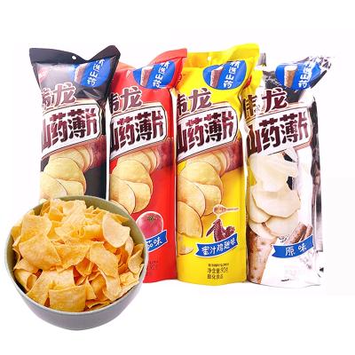 China Low Fat Export Potato Chips and Yam Potato Chips 90g and OEM&ODM Manufacturing Wholesale Halal Snacks for sale