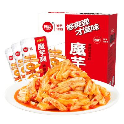 China Q Bounce Bagged Spicy Flavor Non-fried Quick Food Chili Snacks Chinese Konjac Products Spicy Healthy Snacks For Workout for sale