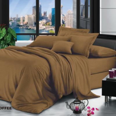 China Comfort Home Shrink-Resistant 100% Polyester Fabric Lace Embossed Fabric Cotton Sheet Set Tan By Fabric Home for sale