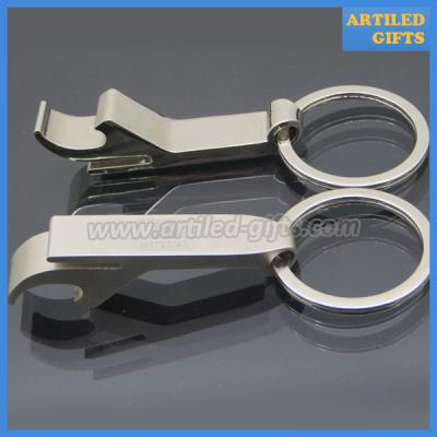 China Portable cheap promotional bottle opener with keyring for company giveaways for sale