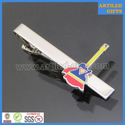 China Classic promotional gifts/enamel guitar shape silver metal tie pins for sale