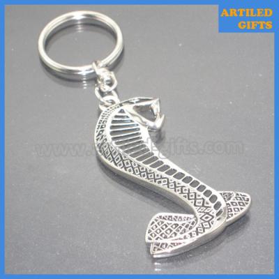 China High quality zinc alloy material enamel Ford Cobra key chain for sale