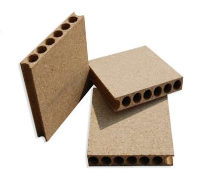 China Modern Low Grade E1 Formaldehyde Core Hollow Chipboard for sale