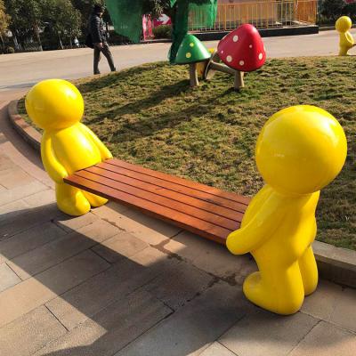 China Patio Leisure Animal Bench Cartoon Benches Garden Seats Street Urban Rest Seat Commercial For Park for sale