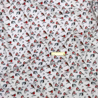 China Wholesale Craft Shrink-Resistant Cotton Fabric Printed Magpie Pattern Cotton Fabric Cartoon Fabric Printed Cotton Fabric for sale