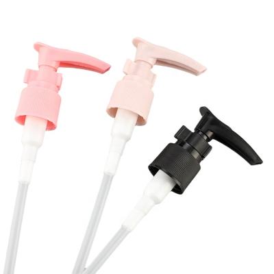 China Hotselling Non Refillable Black PP Pink 20/410 24/410 28/410 Clip Plastic Lotion Pump for sale