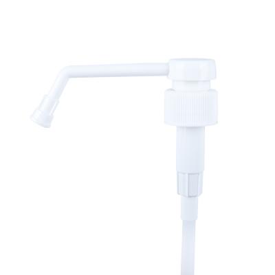 China China Non-Refillable 28/410 Plastic 17G 10.2*3.4*10.5cm Long Nozzle Lotion Shampoo Pump Screw Head Pump for sale