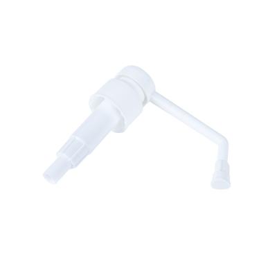 China OEM ODM 28/410 10.2*3.4*10.5cm Lotion 17G Lotion Non-refillable Pump Plastic Head Screw Long Spout Pump for sale