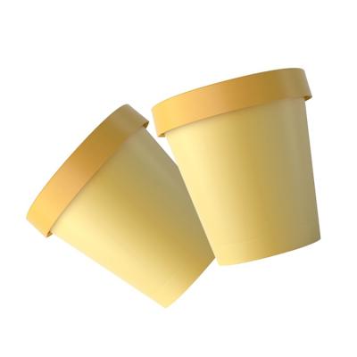 China Hotselling 50g 100g 200g PP Recyclable Portable Plastic Cosmetics In Straight Bucket Mask Bowl Large Capacity for sale