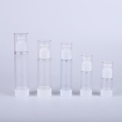 China New Cosmetic OEM ODM 15ML 30ML 50ML 80ML 100ML AS PP Empty Plastic Flat Emulsion Spray Bottle for sale