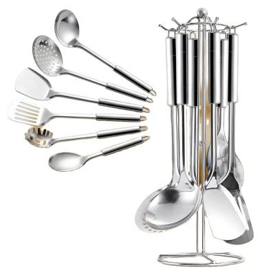 China Sustainable stainless steel kitchenware, cookware sets cooking spoon, shovel, soup kitchen utensils, gifts and tools for sale