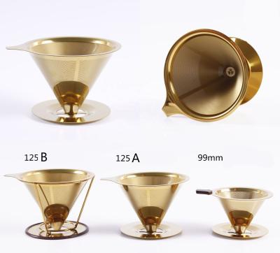 China 2018 Viable Best Selling Products In USA 304 Stainless Steel Double Layer Coffee Filter Time Coffee Filter Funnel for sale