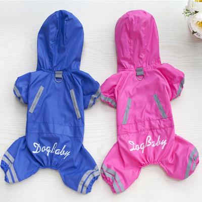 China Pet Viable Outdoor Clothes Rain Coat Sports Hoodie Jackets Raincoat Dogs Cats Raincoat Accessories Pet Raincoat for sale