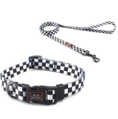 China High Quality Pet Stocked Supplies Medium Large Dog Loose Collar Leash Set for sale