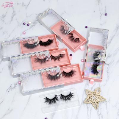 China Soft Strip Lashes 3D Mink Wholesale Vendor Lash Cases Real Mink Eyelashes Vendor for sale