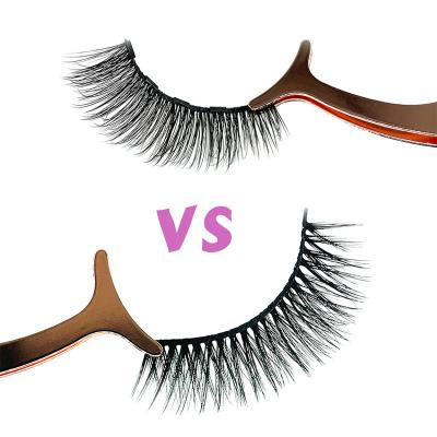 China 2021 New Styles 3D Light Invisible Strip Magnetic Powerful Fake Magnetic Good Quality Eye Lash Magnetic Eyelashes for sale