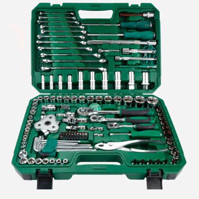 China High Quality Auto Repair Use Wrench Set Professional Auto Repair Tool Box Auto Mechanic Tool Impact Socket Set for sale