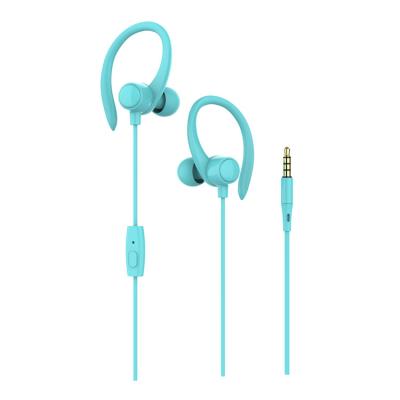 China High Quality In-Ear Noise Canceling Sport Earbuds Wired Ear Hook Earphone For Samsung for sale