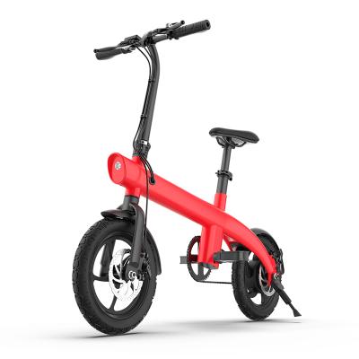 China EU USA Warehouse Hx Ebike 14inch 5.2ah 36v 400w Aluminum Alloy Folding Electric Bike Bicycle Cheap Mini Pocket Electric Bike for sale