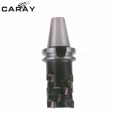 China Processing Flat Surface BT40 Shank, Helical Corn Milling Cutter, Indexable End Mill Integrated Muti APMT Inserts for sale