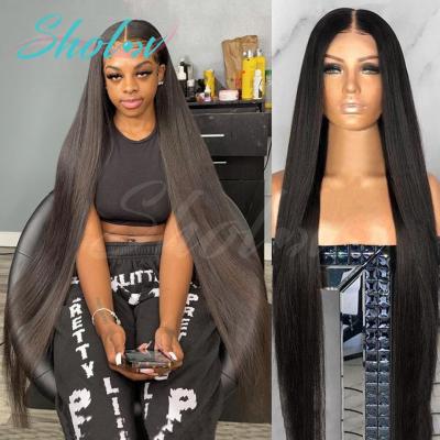 China Glueless Silky Straight Wave Cuticle Aligned Virgin Raw Lace Frontal Wigs Hair, Short HD Full Lace Wigs Free Shipping Sellers for sale