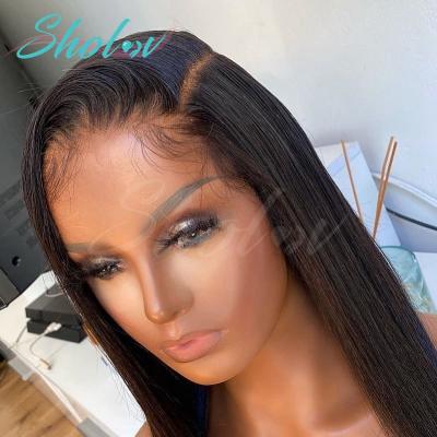 China Silky Straight Wave Ready To Ship Best HD Full Lace Wigs, Raw Brazilian HD Natural Hair Wig, Wig Hd Lace Front Wigs Human Hair Pre Plucked for sale