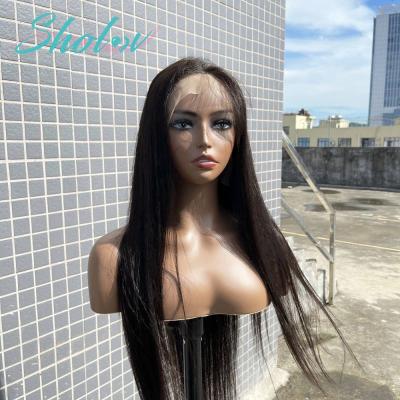 China Top Short Silky Straight Wave Hair Lace Front 36 Inch Wigs, Afro Wigs For Color Hair Women, Full Hair Wigs 150 Density Lace Band for sale