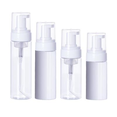 China 100ML 120ML 150ML 200ML 250ML Pet Cosmetic Plastic White Black Transparent Soap Foamer Foaming Pump Bottle for sale