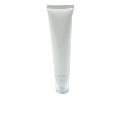 China Face Wash Empty Clear Plastic Tube With Soft Cap Cream Face Wash Tube Packaging For Cosmetics for sale