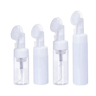 China Cosmetic Face Washing Facial Brush 100ml 120ml 150ml 200ml Foam Bottle Plastic Foam Bottle Silicone Foam Bottle Foam Bottle for sale