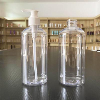 China BEAUTY PACKAGING sport shower gel bottle clear foaming soap wash soap hand sanitizer bottle with pump 500ml PET plastic spray bottles for sale