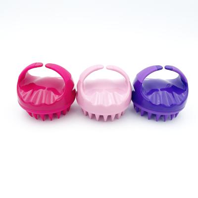 China Mini Soft Colored Easy Operation Shampoo Hair Brush Silicone Scalp Massage For Home for sale