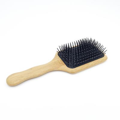 China Bio Waterproof Custom Natural Degradable Wooden Hair Brushes Scalp Massager With Handle For Women for sale