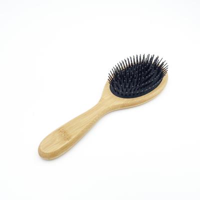 China Customized Portable Wooden Hair Brush Waterproof Travel Detangle For Curly Hair Scalp Massage Tools for sale