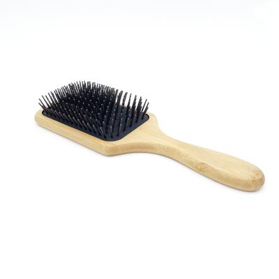 China Customized Natural Portable Waterproof Straightener Air Cushion Comb Bamboo Hair Brushes For Natural Hair for sale