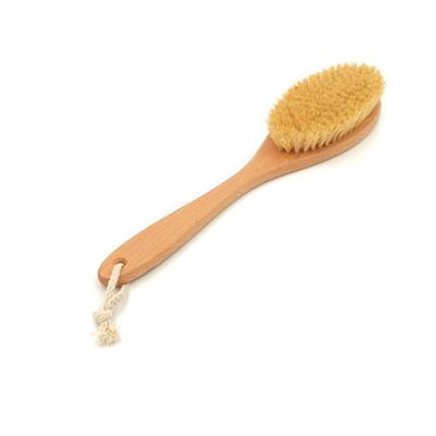 China EXFOLIATE Custom Logo Natural Bubble Bath Body Scrubber Sisal Back Bristle Brush For Beauty Shops Bath Brush for sale