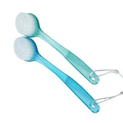 China Long Handle Customized Cleaning Body Scrub Brushes PS PP Stiffens Plastic Handle for sale