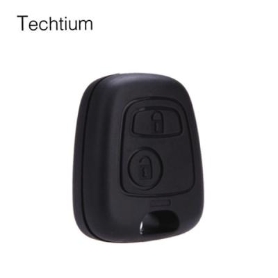 China Car Key Replacement 2 Button Remote Key Shell Case Shell For PEUGEOT 206 207 407 806 Funda Botones Mando for sale