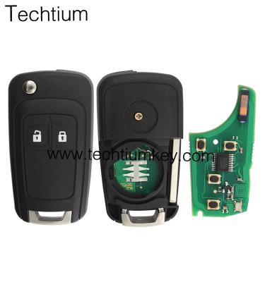 China Key For Chevrolet Auto Remote With 315mhz Card 2 Button ID46 Flip Smart Car Remote Key For Chevrolet for sale