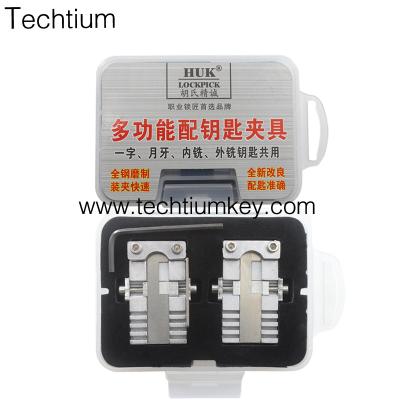 China Universal Multifunctional Locksmith Replacemnt China Pick HUK Car Key Flange Duplicator Jig Tool for sale