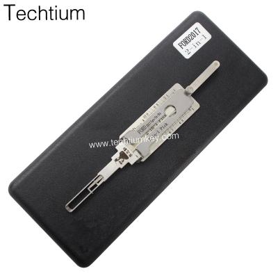 China Replacemnt Lishi Genuine Original Ford2017 2 in 1 Car Door Lock Pick Decoder Open Tool Locksmith Repair Tools for sale